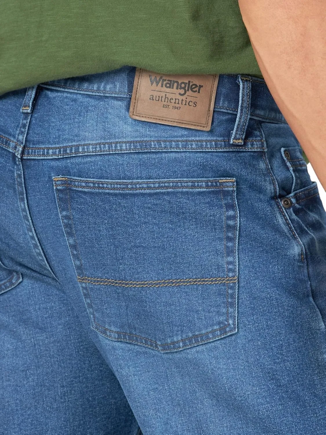 Wrangler Authentics Men's Athletic Fit Stretch Jean