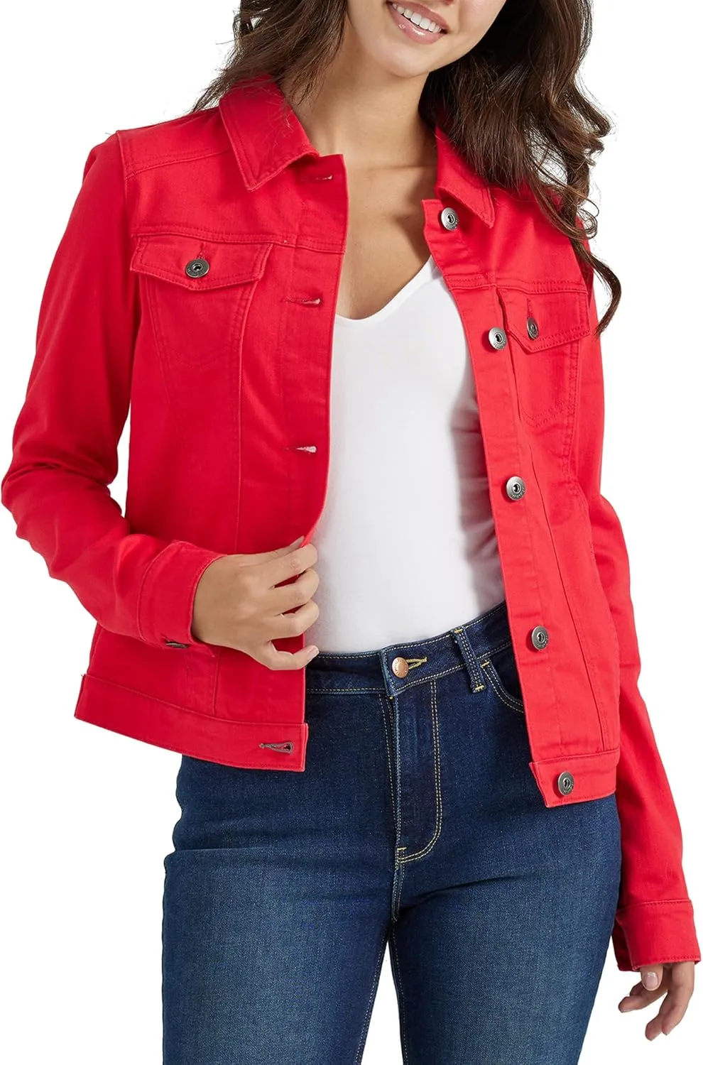 Wrangler Authentics Women's Stretch Denim Jacket