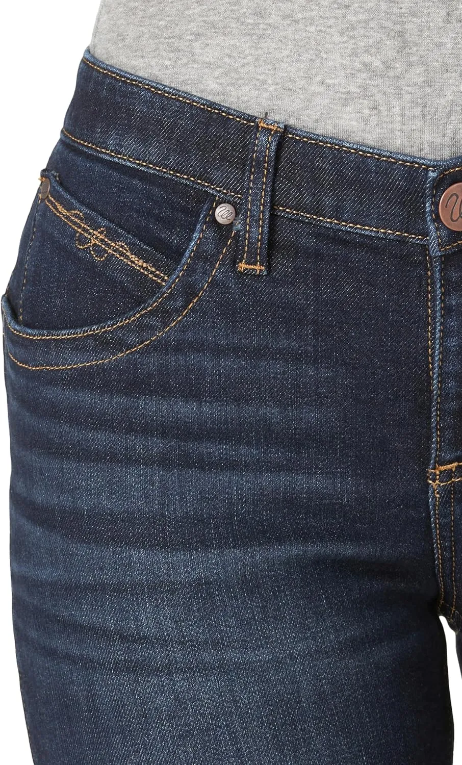 Wrangler Women's Q-Baby Mid Rise Boot Cut Ultimate Riding Jean-Discontinued