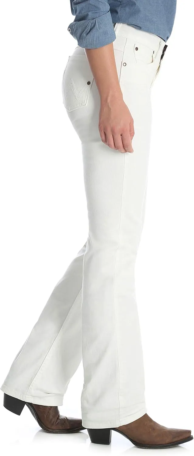 Wrangler Women's Q-Baby Mid Rise Boot Cut Ultimate Riding Jean