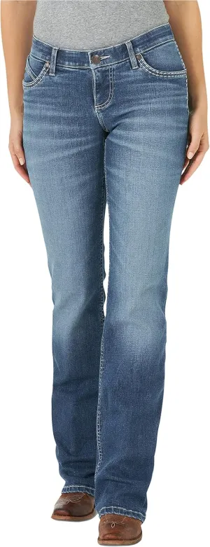 Wrangler Women's Shiloh Low Rise Boot Cut Ultimate Riding Jeans