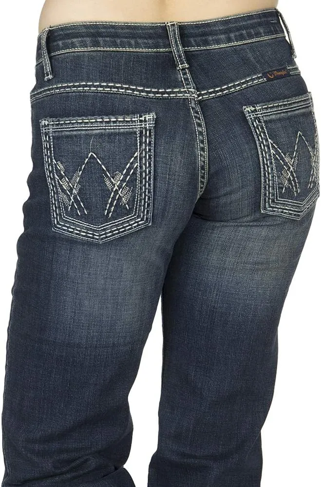 Wrangler Women's Shiloh Low Rise Boot Cut Ultimate Riding Jeans