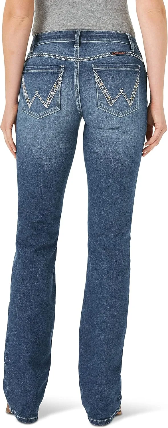 Wrangler Women's Shiloh Low Rise Boot Cut Ultimate Riding Jeans