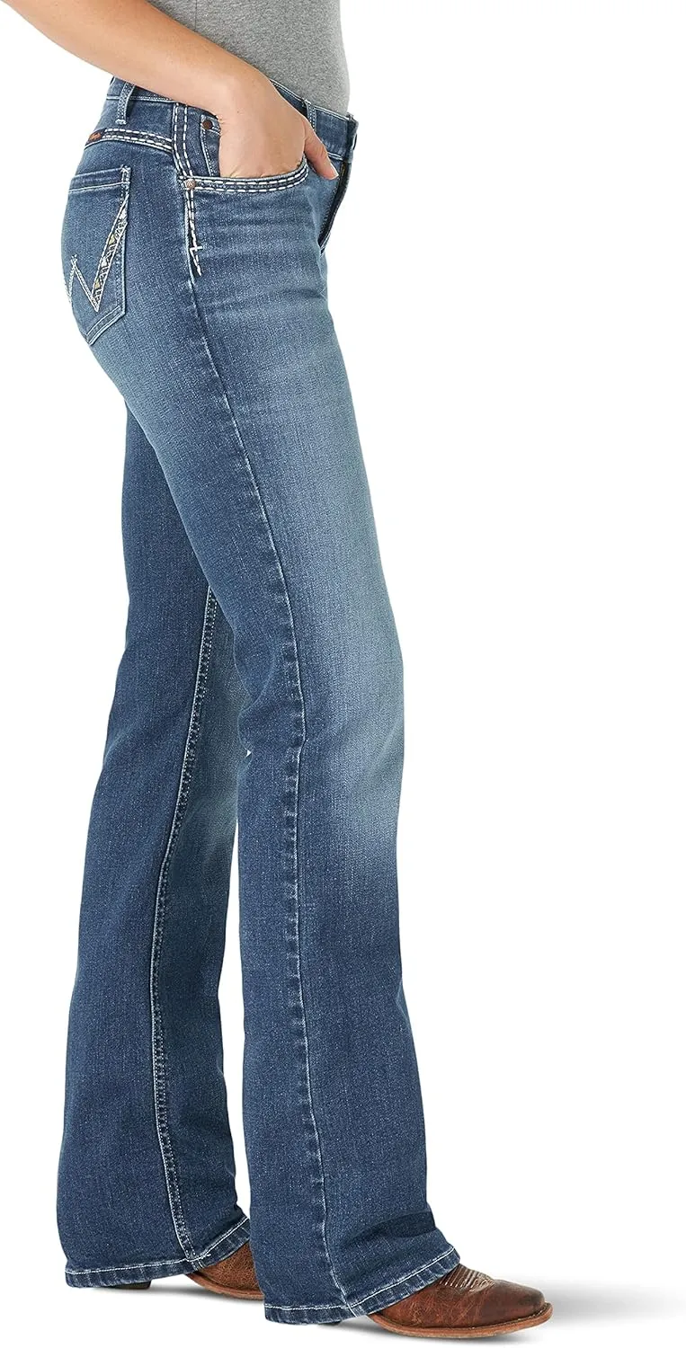 Wrangler Women's Shiloh Low Rise Boot Cut Ultimate Riding Jeans