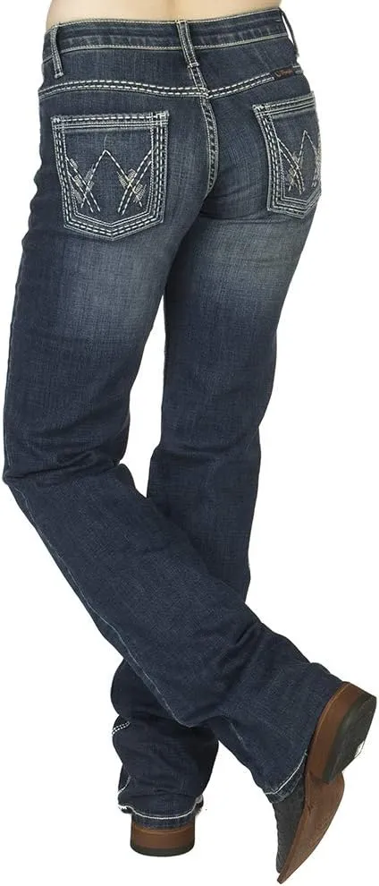 Wrangler Women's Shiloh Low Rise Boot Cut Ultimate Riding Jeans