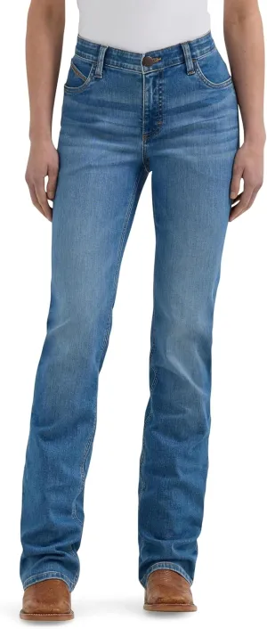 Wrangler Women's Willow Mid Rise Boot Cut Ultimate Riding Jeans