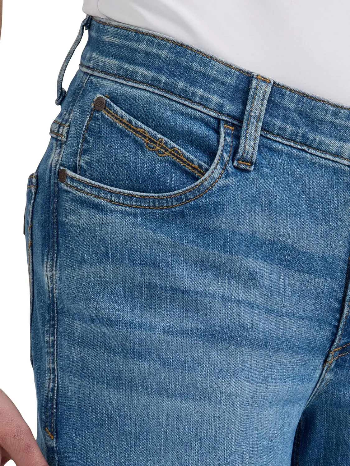 Wrangler Women's Willow Mid Rise Boot Cut Ultimate Riding Jeans