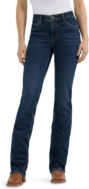 Wrangler Women's Willow Mid Rise Boot Cut Ultimate Riding Jeans