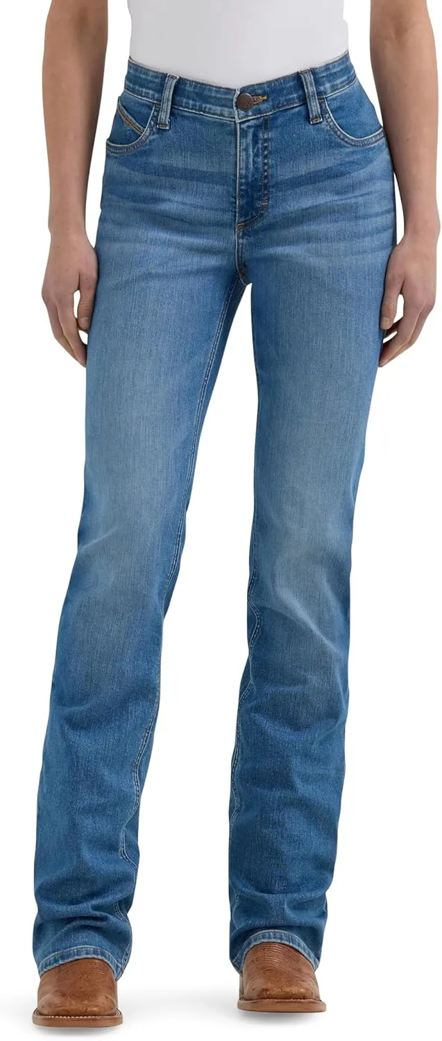 Wrangler Women's Willow Mid Rise Boot Cut Ultimate Riding Jeans