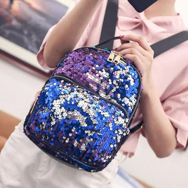 YOUR Bright, Glitter PICK COLOR: Backpack Mini Popular pick Shiny, Wide variety Sequins