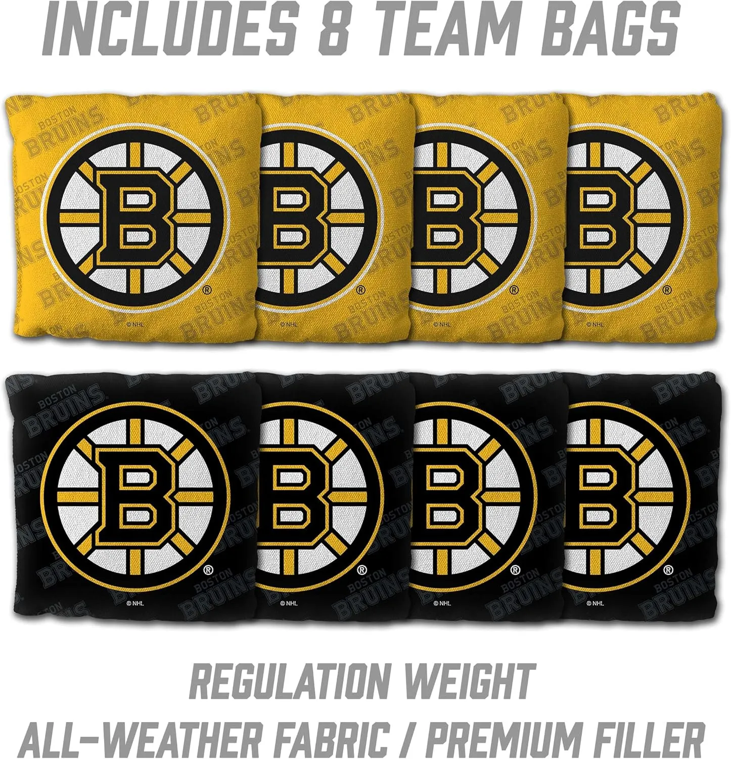 YouTheFan NHL 2’ x 3’ Wood Cornhole Game with Logo Bags