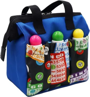Yuanhe Bingo Dauber Tote Bag - 6 Pockets Bingo Pattern Bag