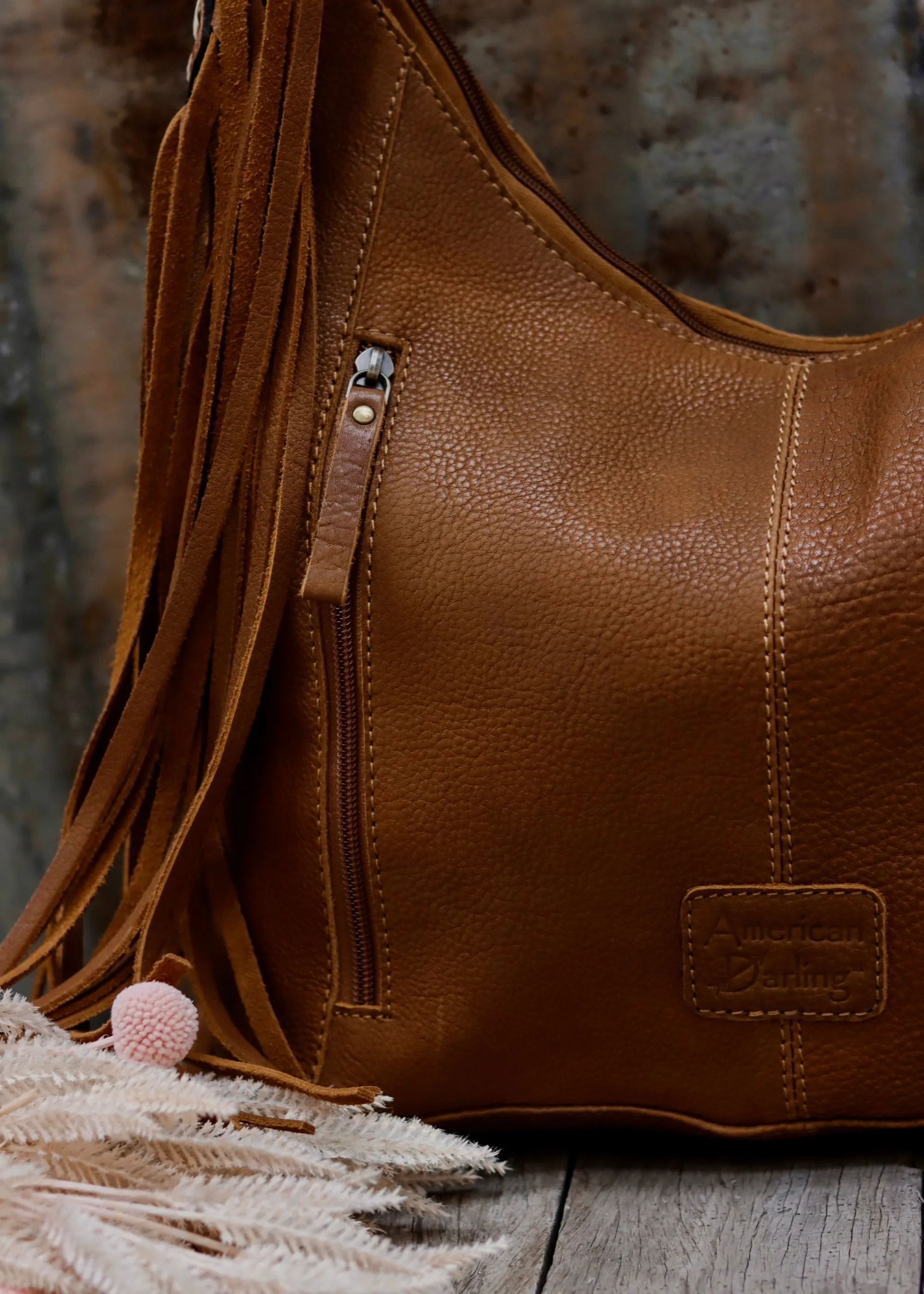 Zhara Tooled Leather Bag